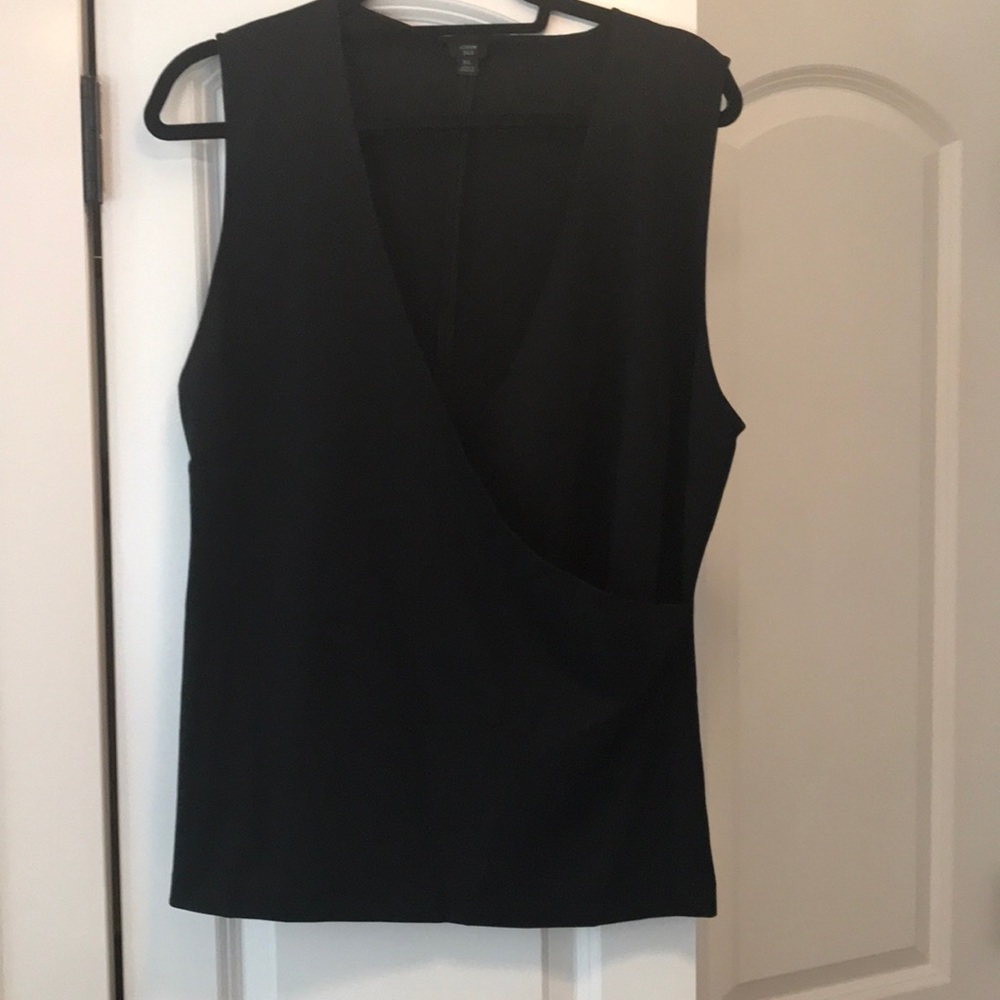 J. Crew Surplice Ponte Tank